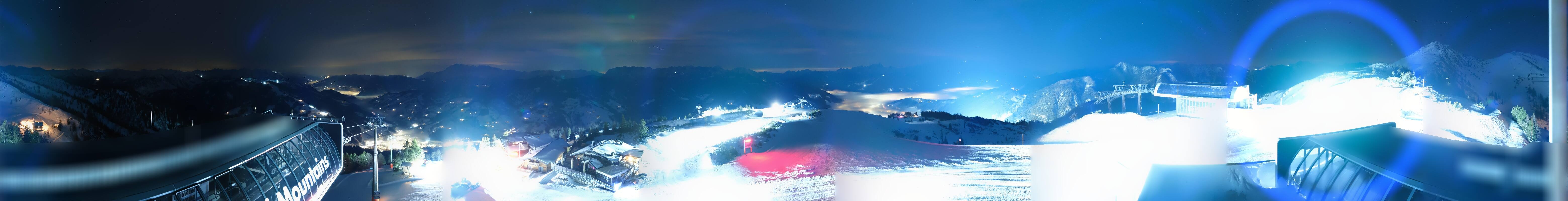 Archiv Foto Webcam Wagrain Grießenkareck - Bergstation Flying Mozart