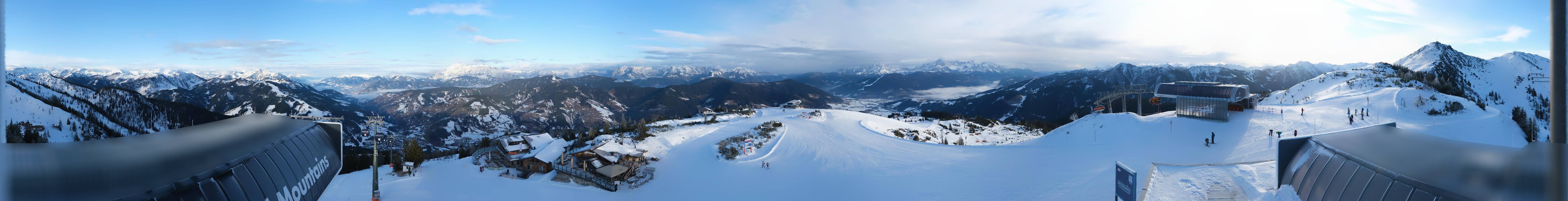 Archived image Webcam Wagrain - Top Station Flying Mozart