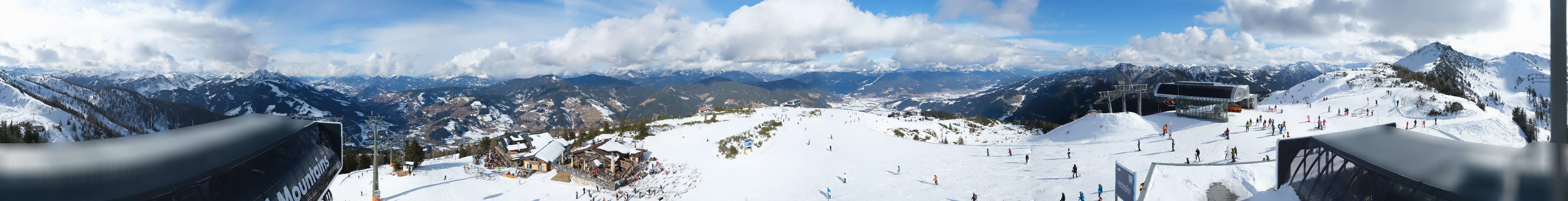 Archived image Webcam Wagrain - Top Station Flying Mozart