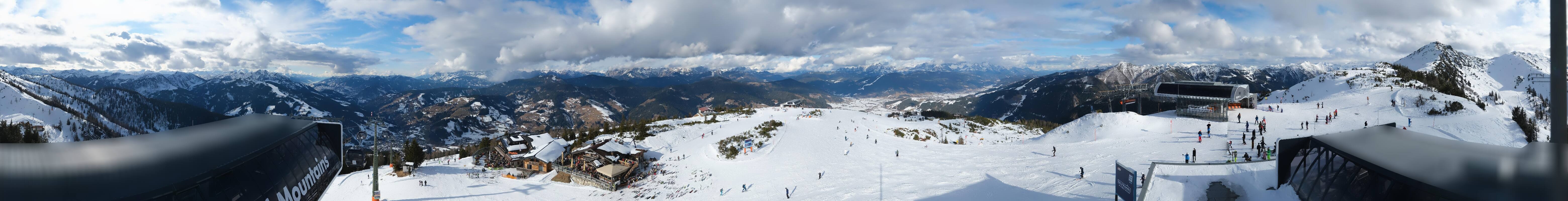 Archived image Webcam Wagrain - Top Station Flying Mozart