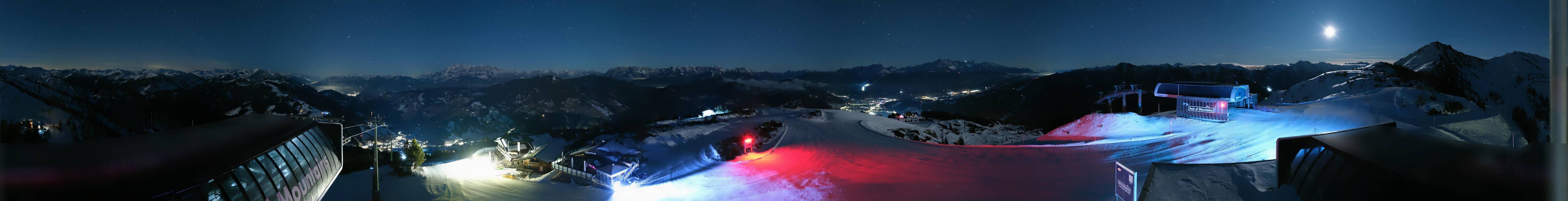 Archiv Foto Webcam Wagrain Grießenkareck - Bergstation Flying Mozart