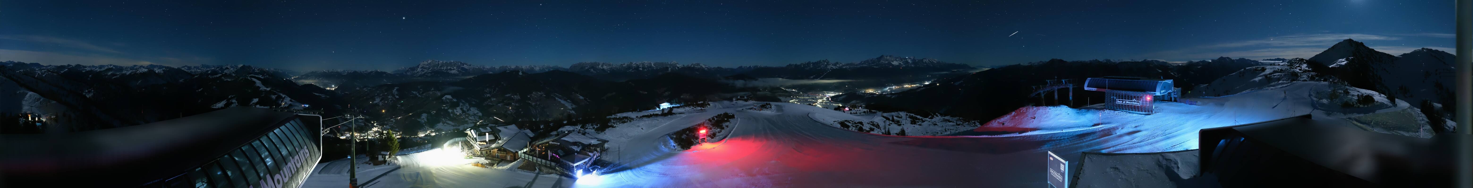 Archiv Foto Webcam Wagrain Grießenkareck - Bergstation Flying Mozart