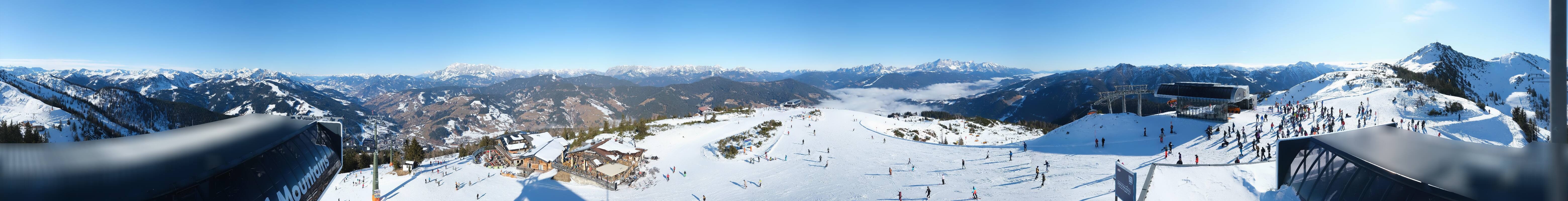 Archiv Foto Webcam Wagrain Grießenkareck - Bergstation Flying Mozart