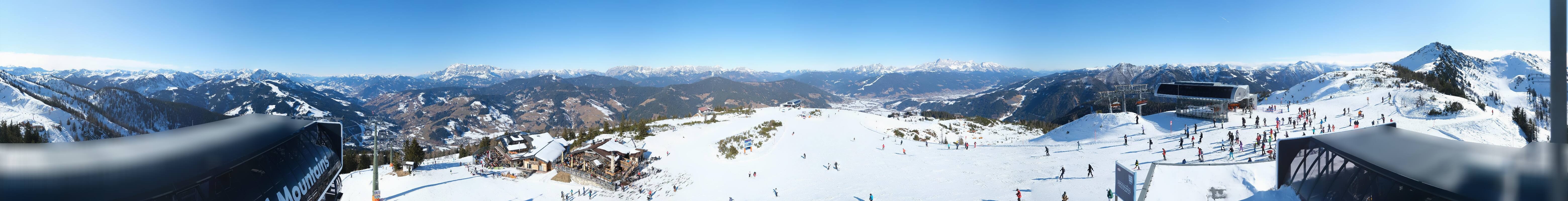 Archiv Foto Webcam Wagrain Grießenkareck - Bergstation Flying Mozart