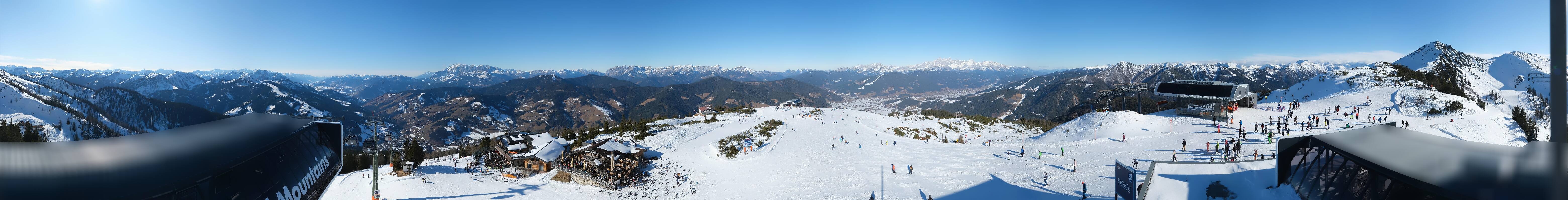 Archiv Foto Webcam Wagrain Grießenkareck - Bergstation Flying Mozart