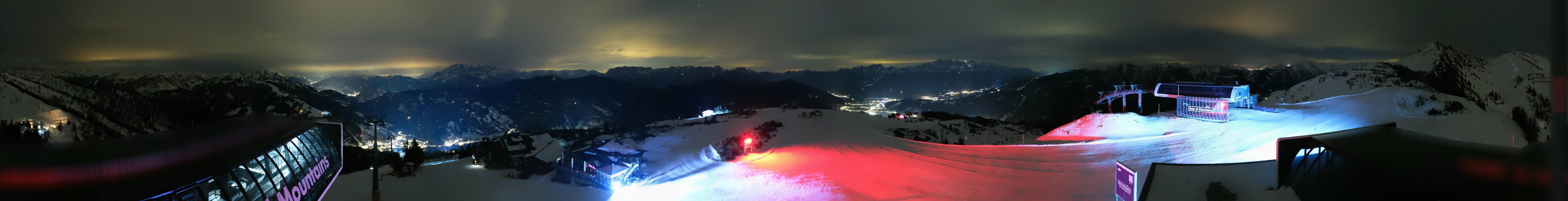 Archiv Foto Webcam Wagrain Grießenkareck - Bergstation Flying Mozart