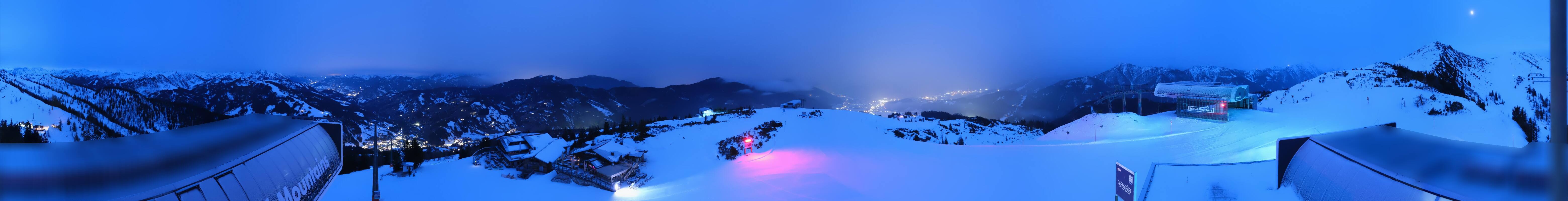 Archiv Foto Webcam Wagrain Grießenkareck - Bergstation Flying Mozart