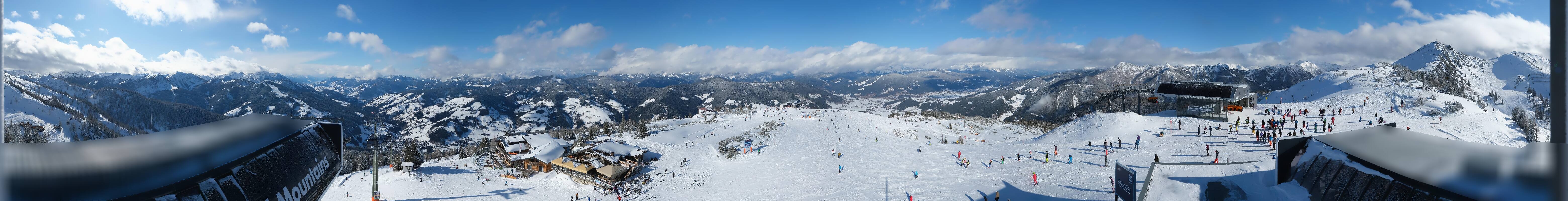 Archiv Foto Webcam Wagrain Grießenkareck - Bergstation Flying Mozart