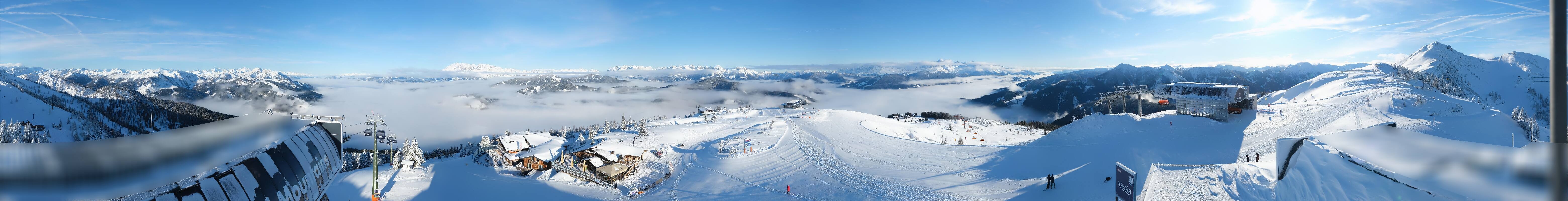 Archived image Webcam Wagrain - Top Station Flying Mozart