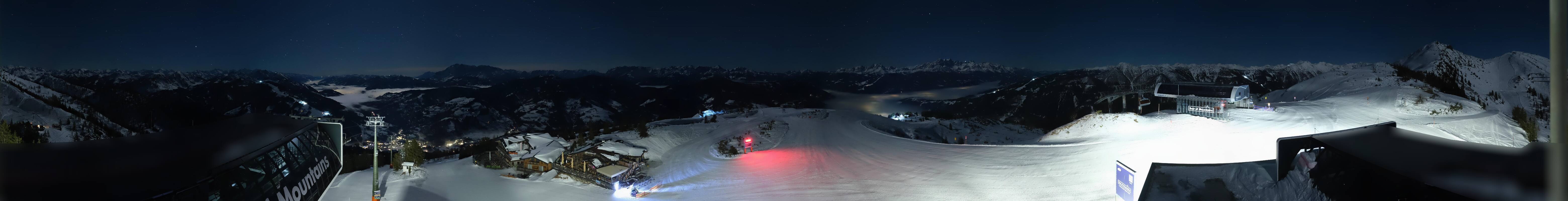 Archiv Foto Webcam Wagrain Grießenkareck - Bergstation Flying Mozart