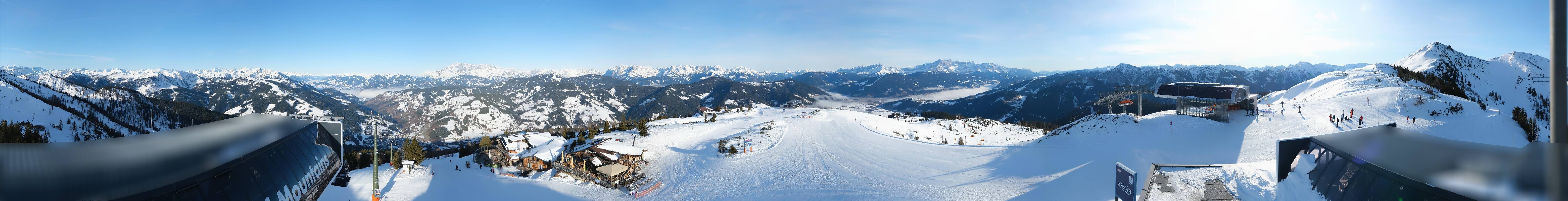 Archiv Foto Webcam Wagrain Grießenkareck - Bergstation Flying Mozart