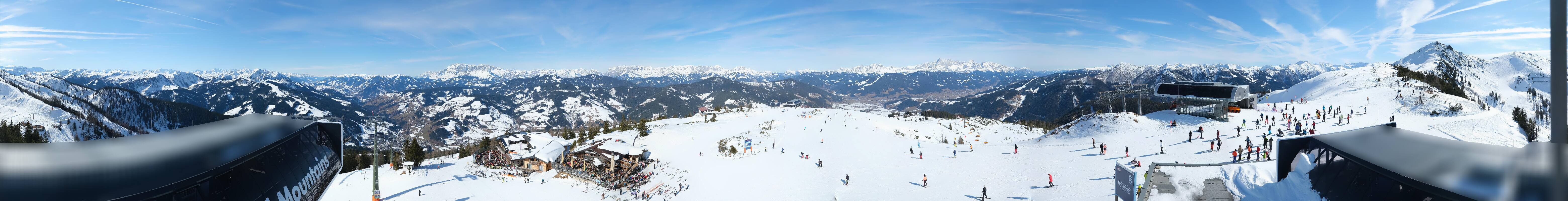 Archiv Foto Webcam Wagrain Grießenkareck - Bergstation Flying Mozart