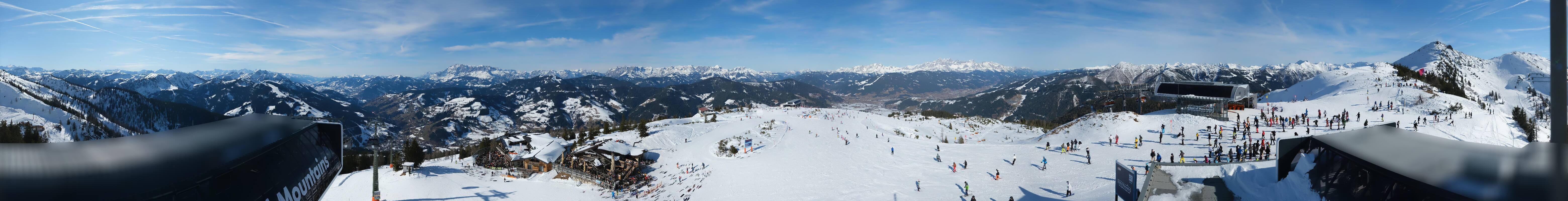 Archiv Foto Webcam Wagrain Grießenkareck - Bergstation Flying Mozart