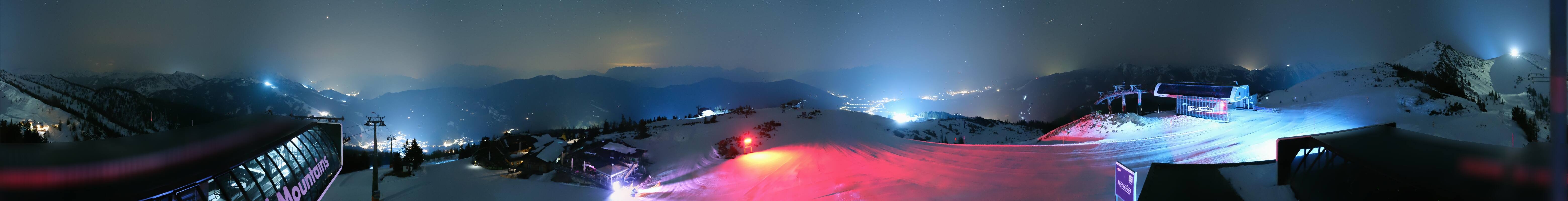 Archiv Foto Webcam Wagrain Grießenkareck - Bergstation Flying Mozart