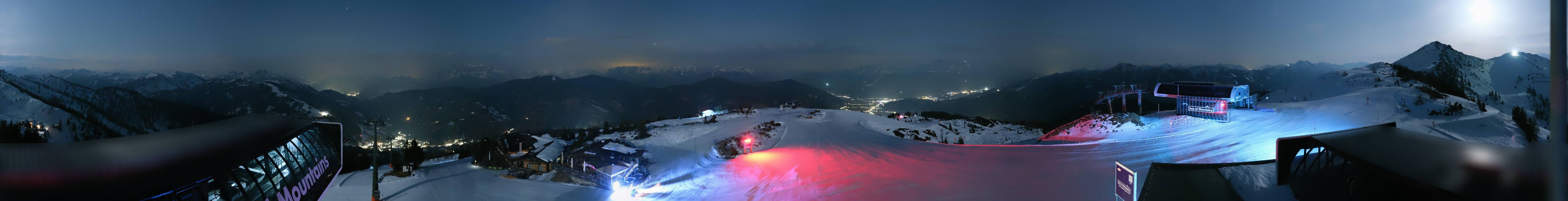 Archived image Webcam Wagrain - Top Station Flying Mozart