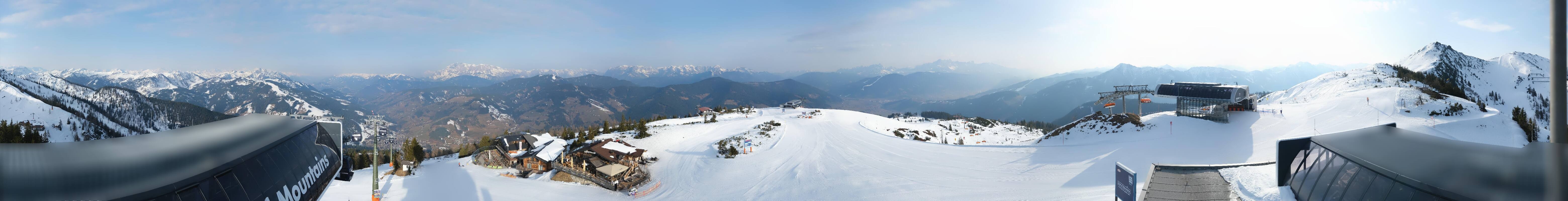 Archived image Webcam Wagrain - Top Station Flying Mozart