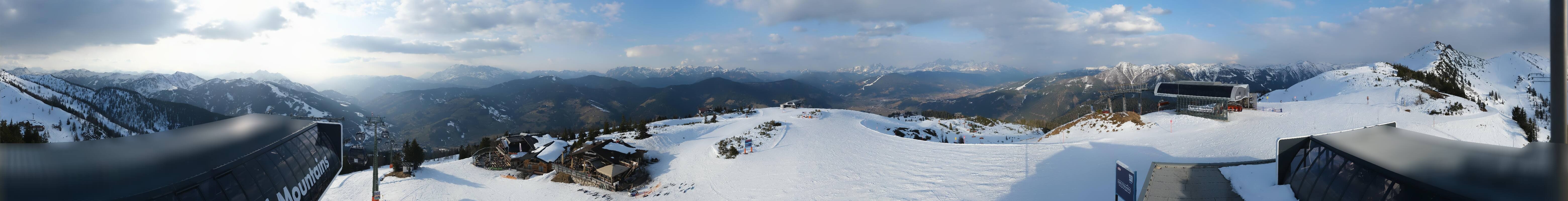 Archived image Webcam Wagrain - Top Station Flying Mozart