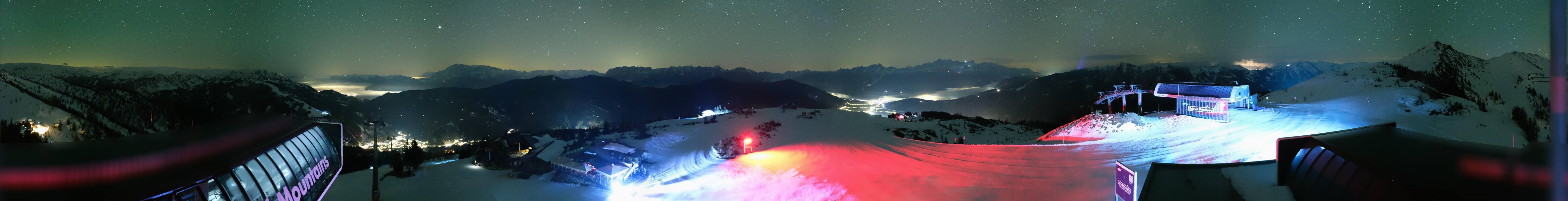 Archiv Foto Webcam Wagrain Grießenkareck - Bergstation Flying Mozart