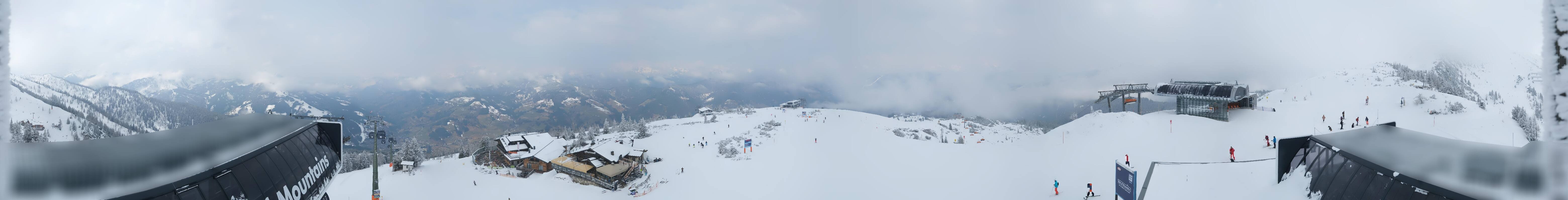 Archiv Foto Webcam Wagrain Grießenkareck - Bergstation Flying Mozart