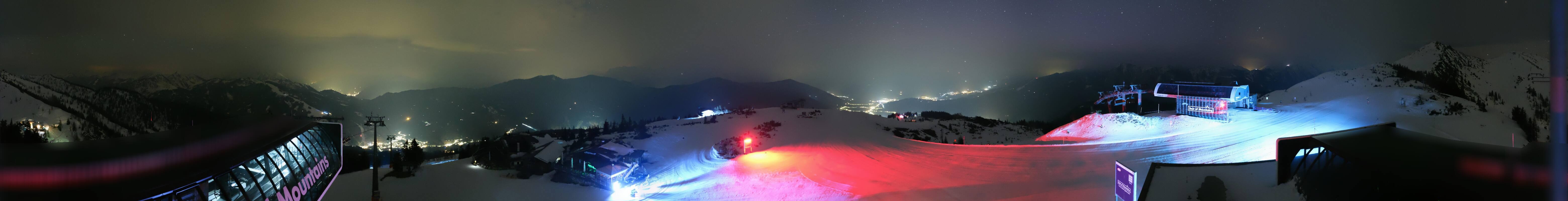 Archiv Foto Webcam Wagrain Grießenkareck - Bergstation Flying Mozart
