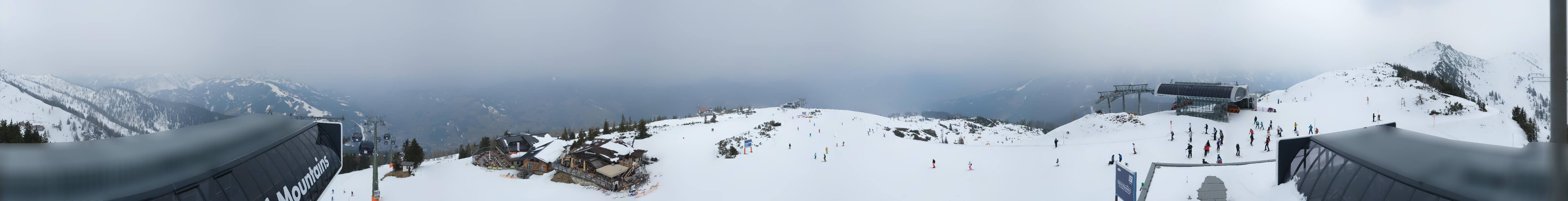 Archiv Foto Webcam Wagrain Grießenkareck - Bergstation Flying Mozart