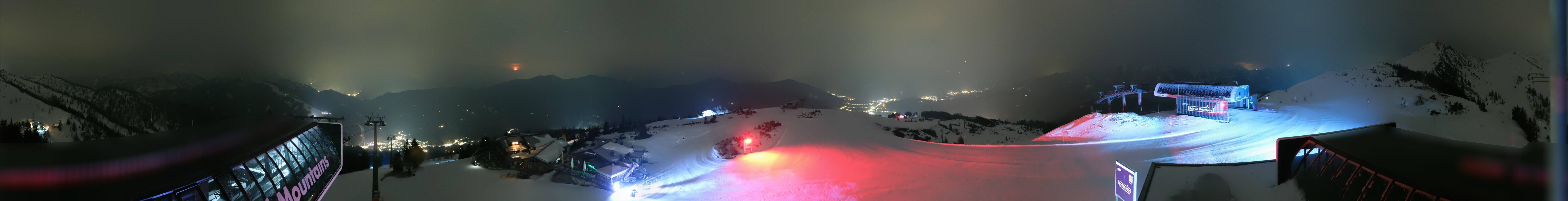 Archiv Foto Webcam Wagrain Grießenkareck - Bergstation Flying Mozart