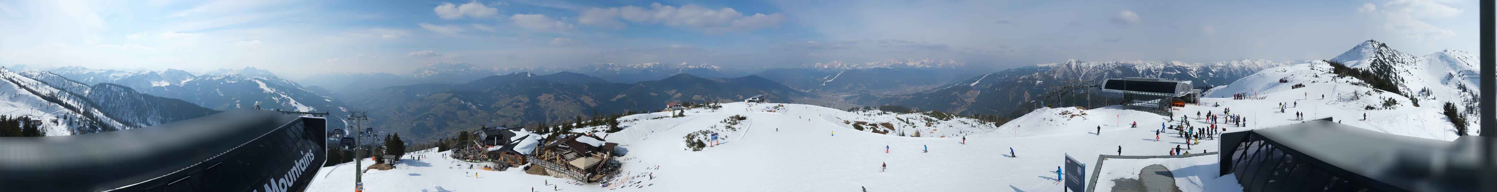 Archiv Foto Webcam Wagrain Grießenkareck - Bergstation Flying Mozart