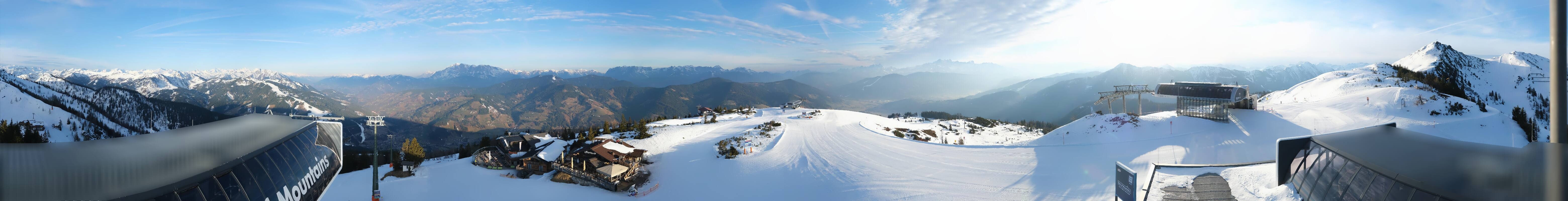 Archiv Foto Webcam Wagrain Grießenkareck - Bergstation Flying Mozart