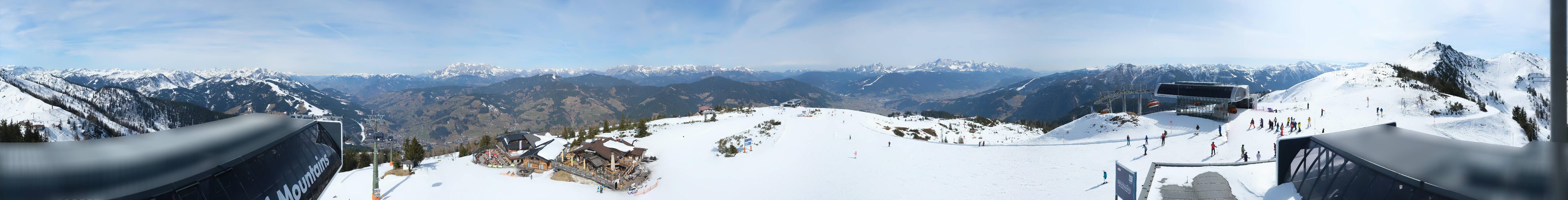 Archiv Foto Webcam Wagrain Grießenkareck - Bergstation Flying Mozart