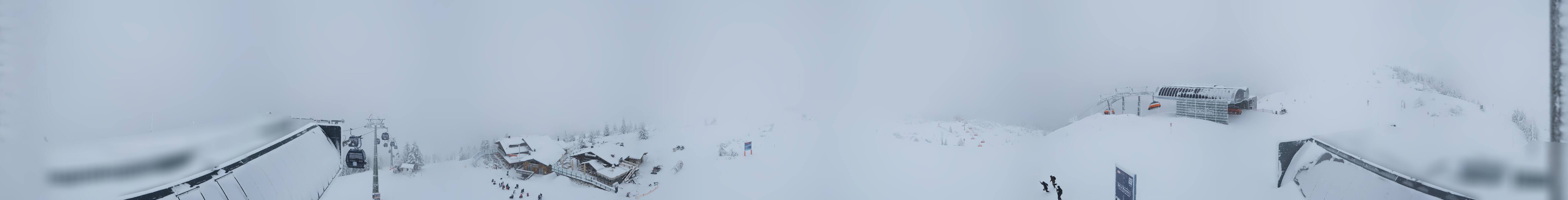 Archiv Foto Webcam Wagrain Grießenkareck - Bergstation Flying Mozart