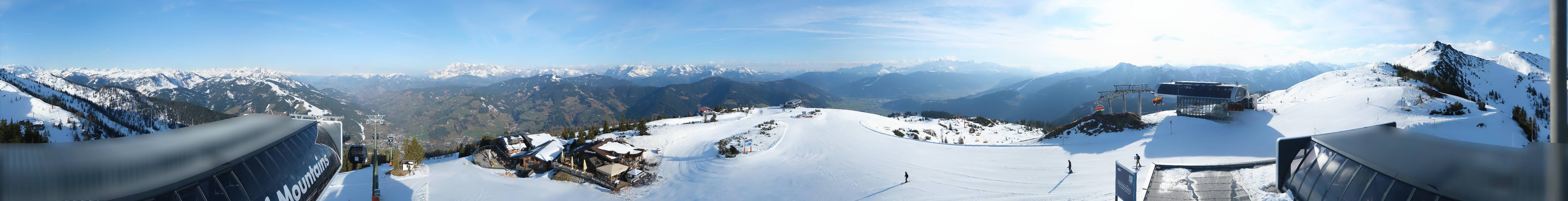 Archiv Foto Webcam Wagrain Grießenkareck - Bergstation Flying Mozart