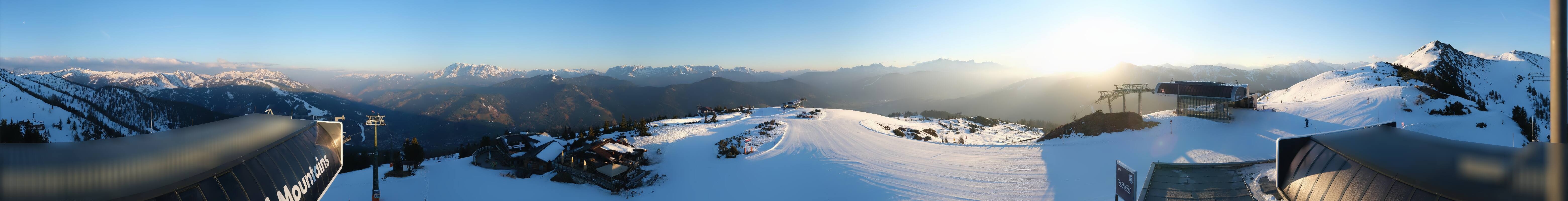 Archiv Foto Webcam Wagrain Grießenkareck - Bergstation Flying Mozart