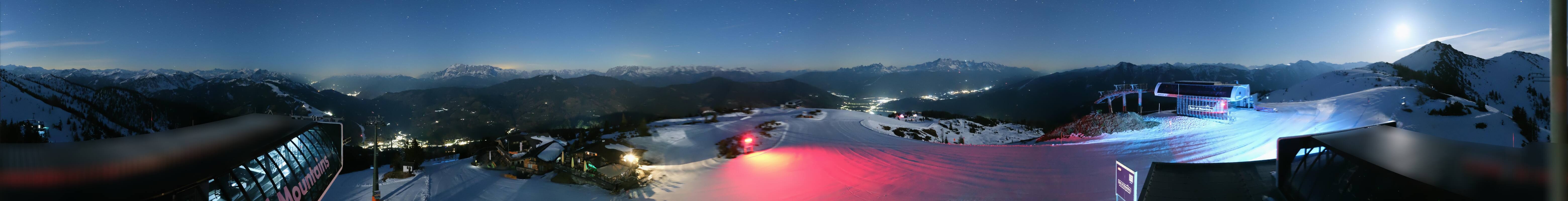 Archiv Foto Webcam Wagrain Grießenkareck - Bergstation Flying Mozart