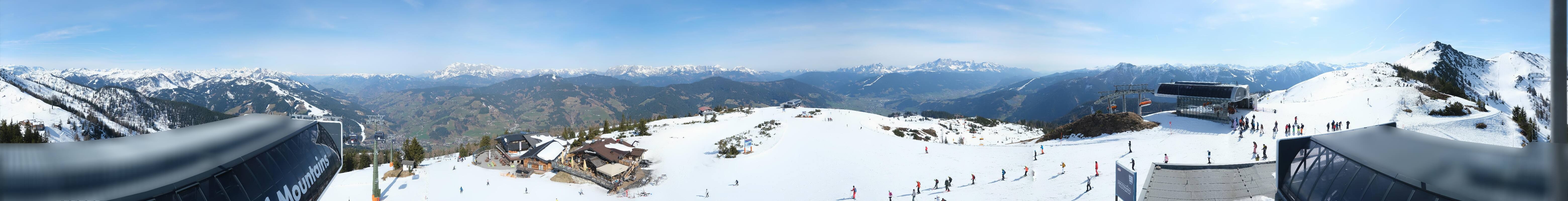 Archiv Foto Webcam Wagrain Grießenkareck - Bergstation Flying Mozart