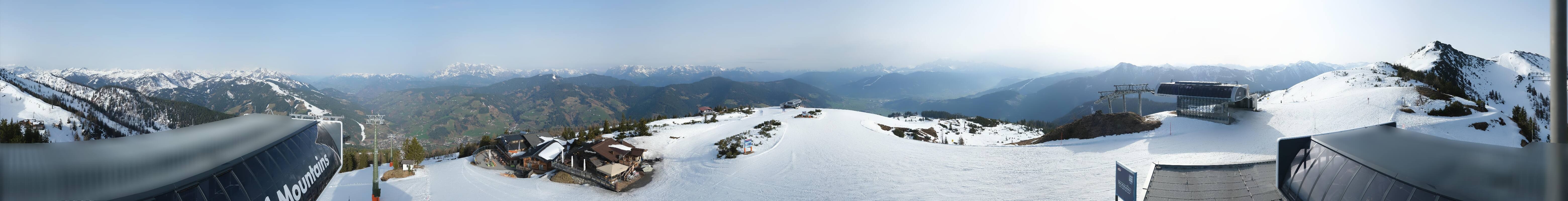 Archiv Foto Webcam Wagrain Grießenkareck - Bergstation Flying Mozart