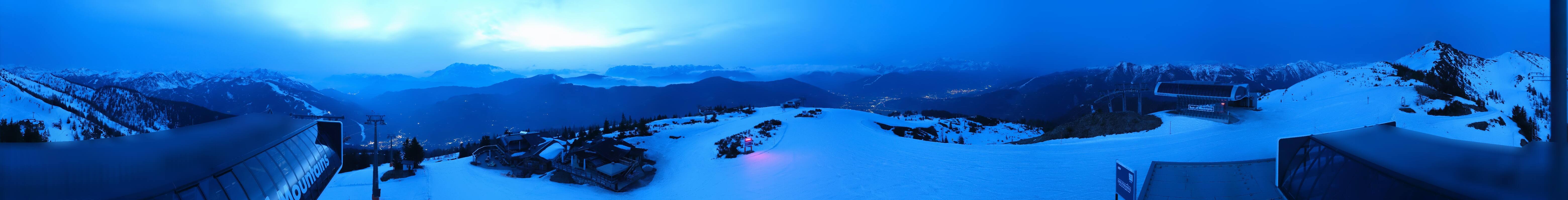 Archiv Foto Webcam Wagrain Grießenkareck - Bergstation Flying Mozart