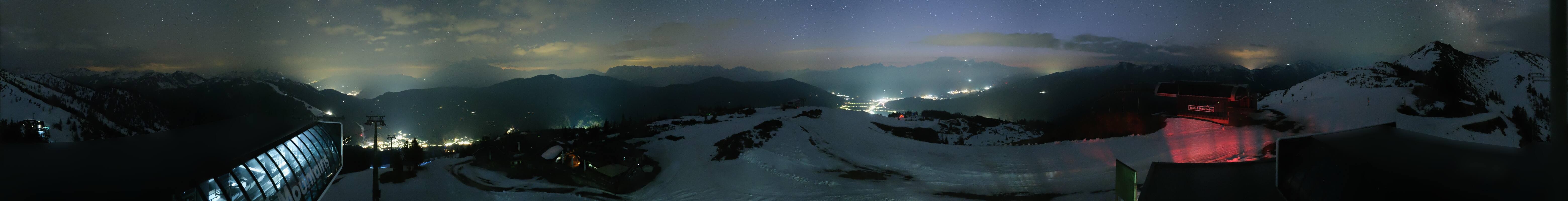 Archiv Foto Webcam Wagrain Grießenkareck - Bergstation Flying Mozart