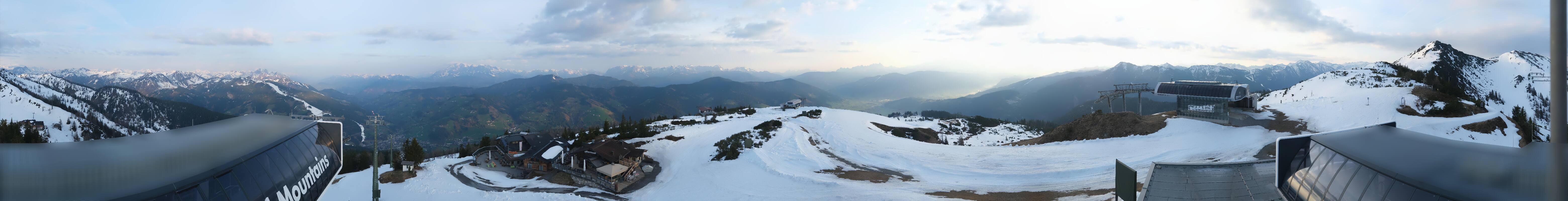 Archived image Webcam Wagrain - Top Station Flying Mozart