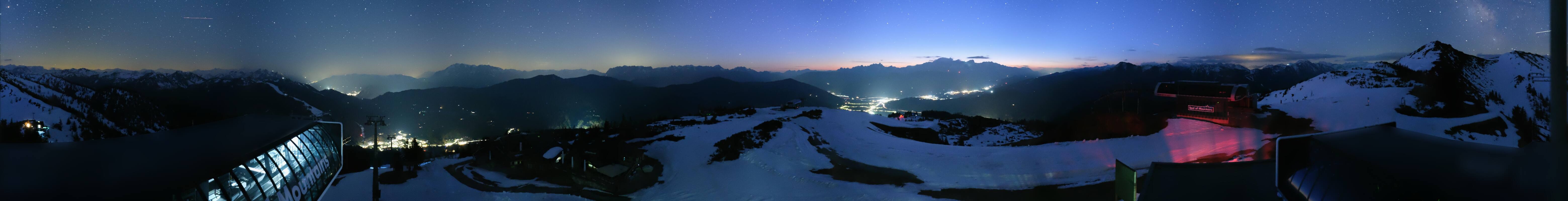 Archiv Foto Webcam Wagrain Grießenkareck - Bergstation Flying Mozart