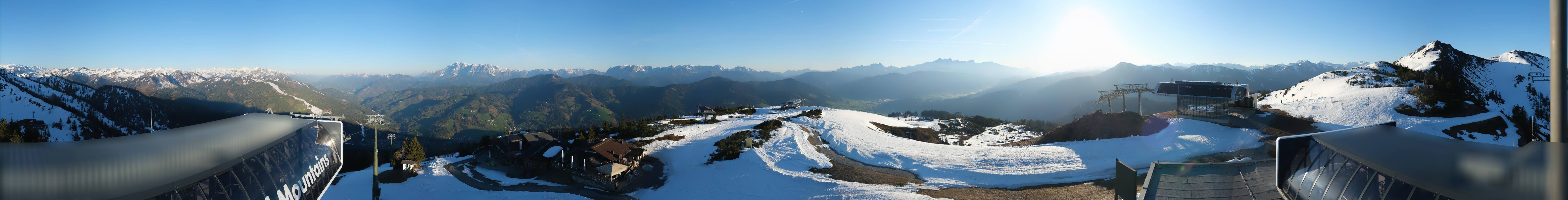 Archived image Webcam Wagrain - Top Station Flying Mozart