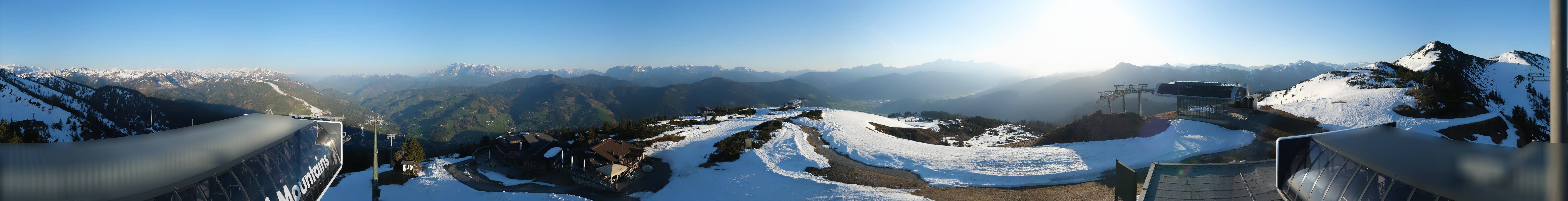 Archived image Webcam Wagrain - Top Station Flying Mozart