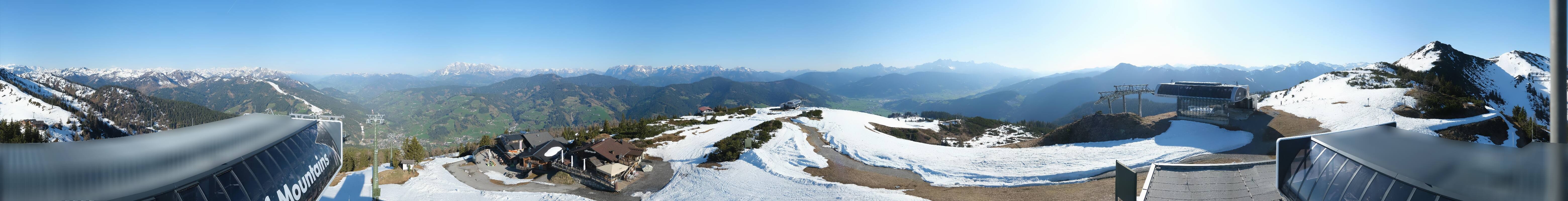 Archiv Foto Webcam Wagrain Grießenkareck - Bergstation Flying Mozart