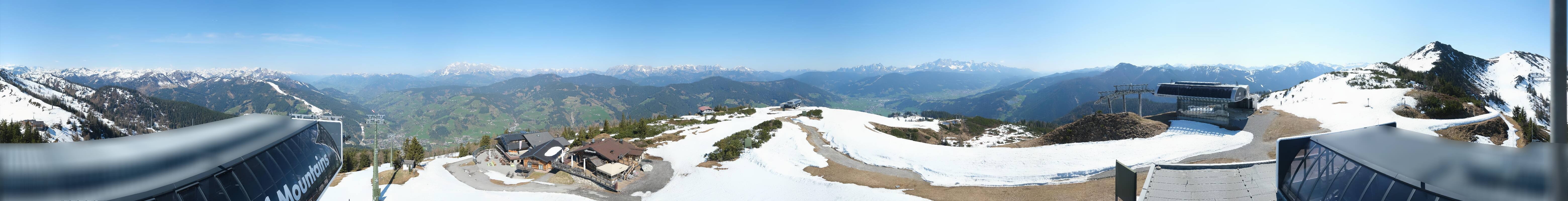 Archiv Foto Webcam Wagrain Grießenkareck - Bergstation Flying Mozart