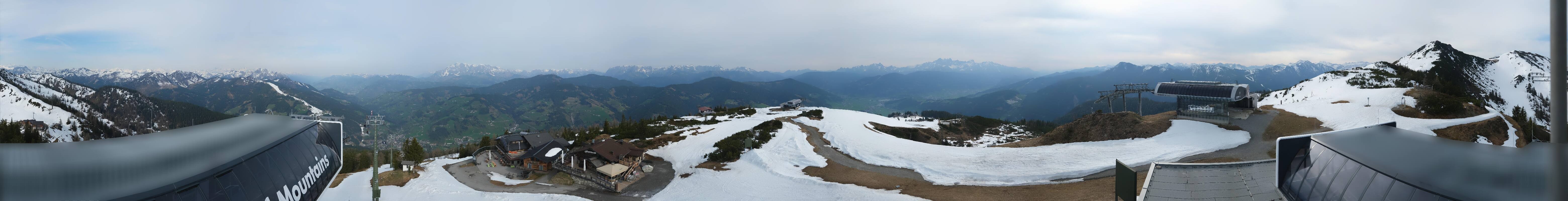 Archiv Foto Webcam Wagrain Grießenkareck - Bergstation Flying Mozart