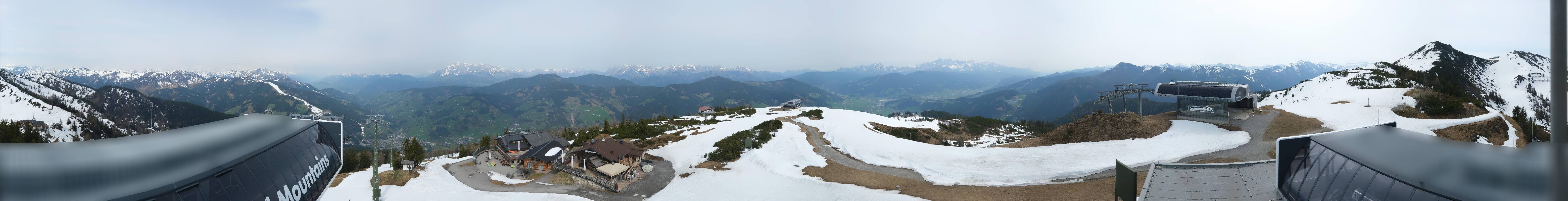 Archiv Foto Webcam Wagrain Grießenkareck - Bergstation Flying Mozart