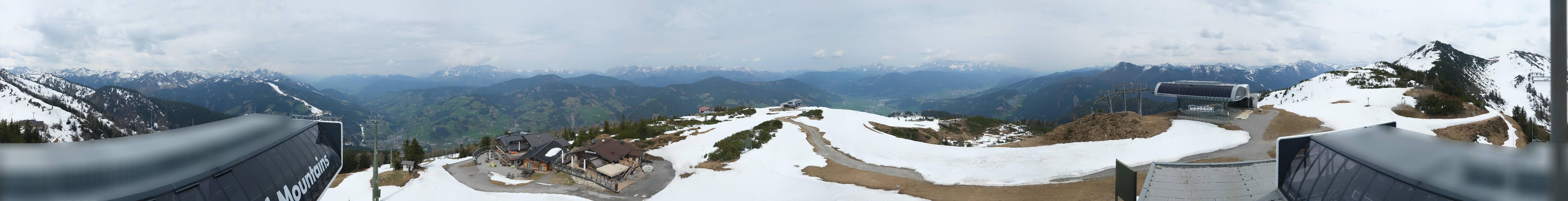Archiv Foto Webcam Wagrain Grießenkareck - Bergstation Flying Mozart