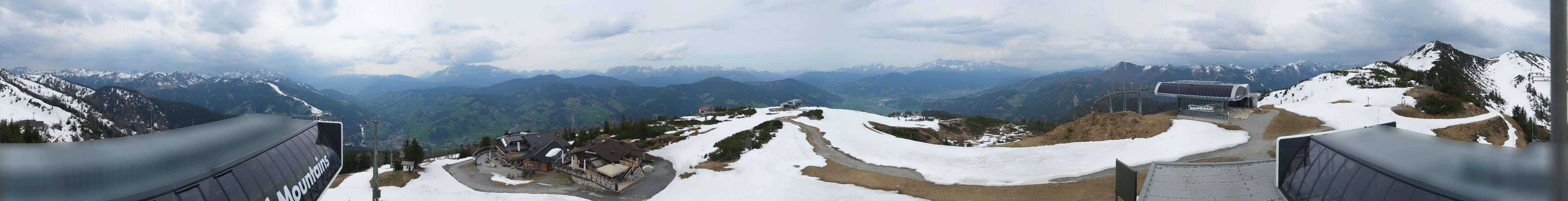 Archiv Foto Webcam Wagrain Grießenkareck - Bergstation Flying Mozart