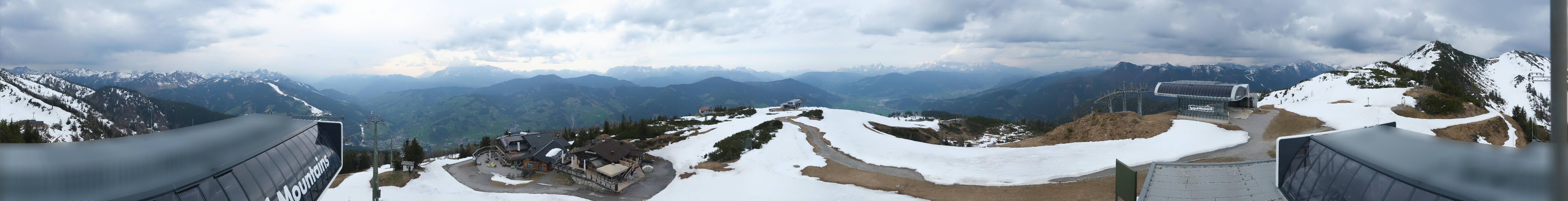 Archiv Foto Webcam Wagrain Grießenkareck - Bergstation Flying Mozart