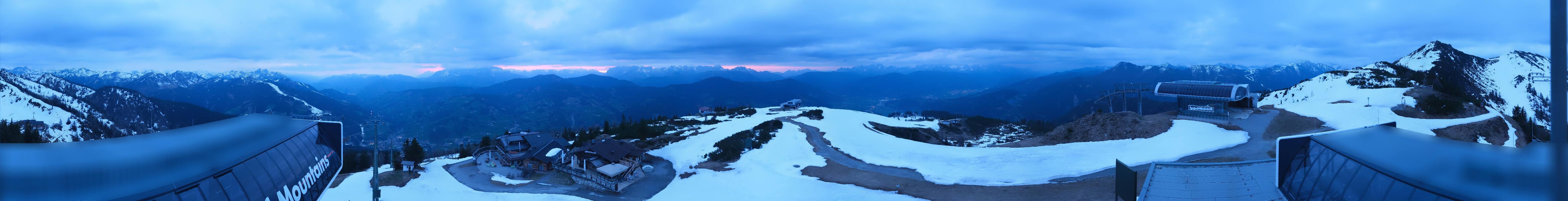 Archiv Foto Webcam Wagrain Grießenkareck - Bergstation Flying Mozart