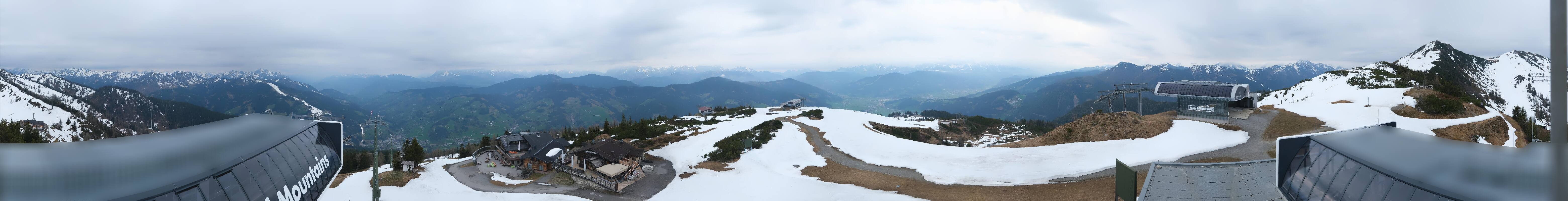 Archiv Foto Webcam Wagrain Grießenkareck - Bergstation Flying Mozart